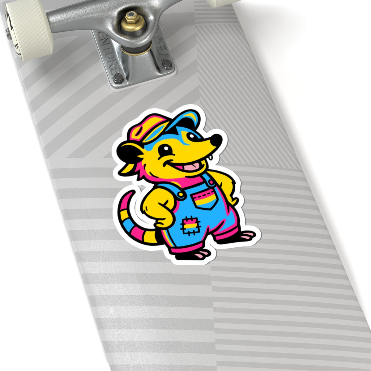 Real Belonging Sticker Adorable AF Pansexual Possum Sticker