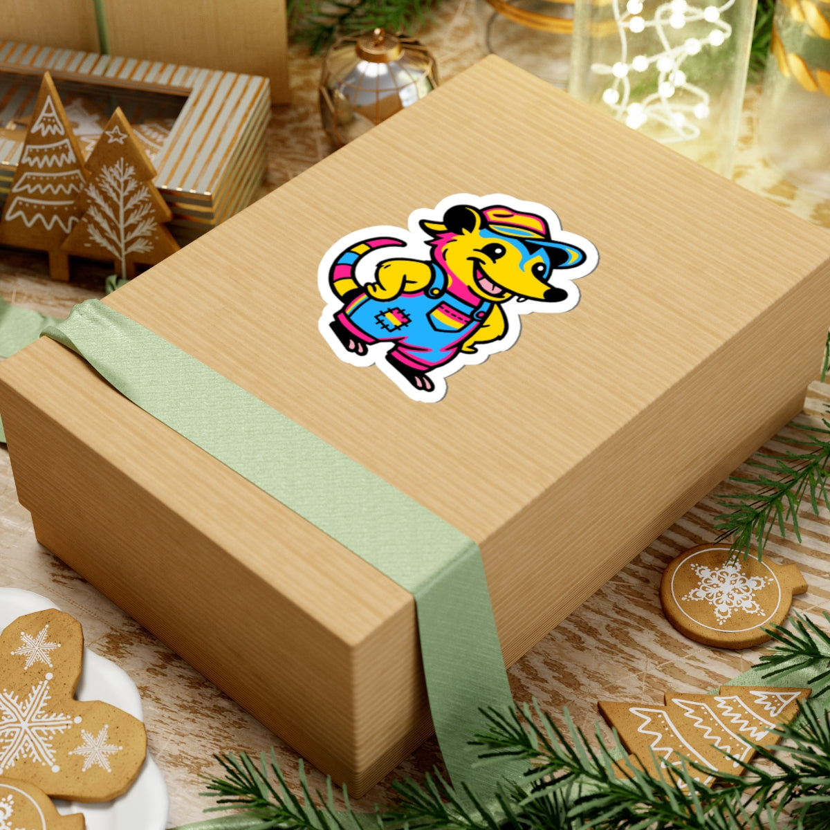 Real Belonging Sticker Adorable AF Pansexual Possum Sticker