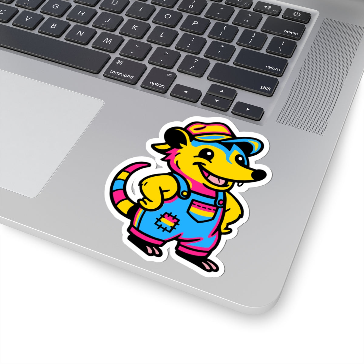Real Belonging Sticker Adorable AF Pansexual Possum Sticker