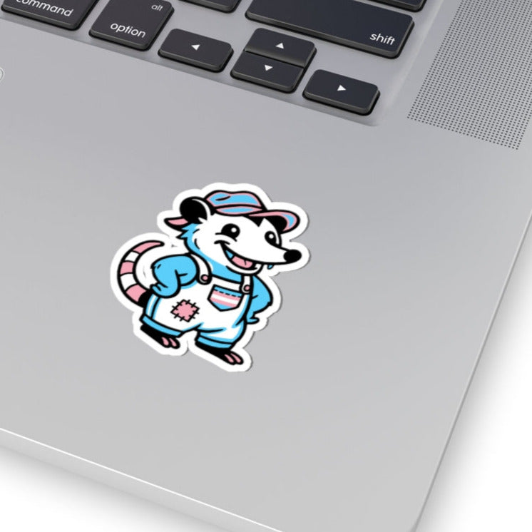 Real Belonging Sticker Adorable AF Trans Possum Sticker