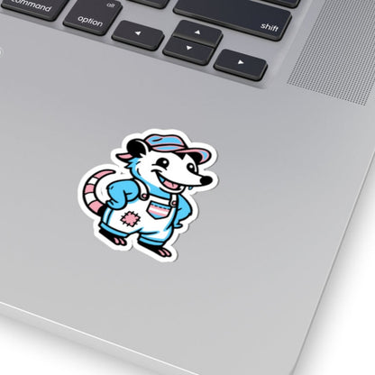 Real Belonging Sticker Adorable AF Trans Possum Sticker
