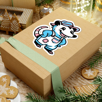 Real Belonging Sticker Adorable AF Trans Possum Sticker