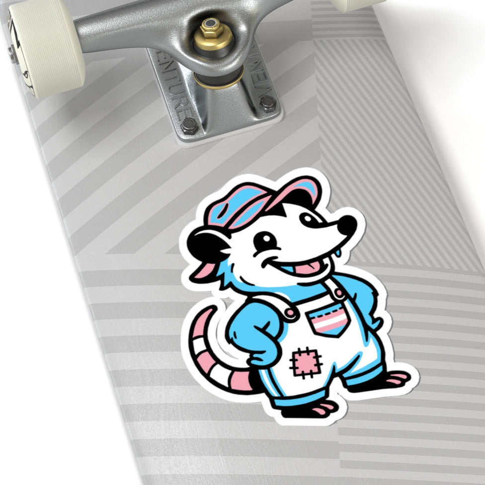 Real Belonging Sticker Adorable AF Trans Possum Sticker