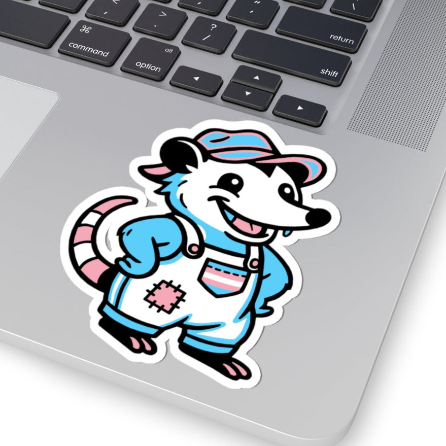 Real Belonging Sticker Adorable AF Trans Possum Sticker