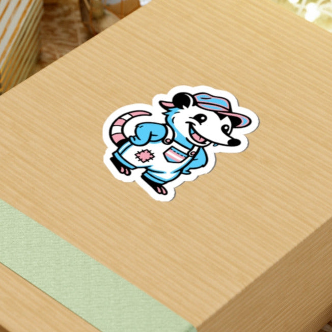 Real Belonging Sticker Adorable AF Trans Possum Sticker