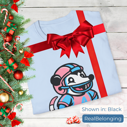 Real Belonging T-Shirt Adorable AF Football Possum T-Shirt | Team Trans