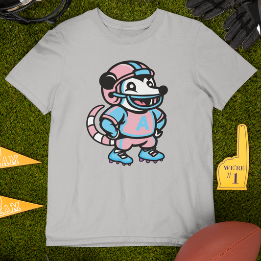 Real Belonging T-Shirt Adorable AF Football Possum T-Shirt | Team Trans