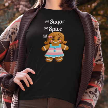 Real Belonging T-Shirt Black / XS Sugar, Spice & Everything Nice Gingerbread T-shirt