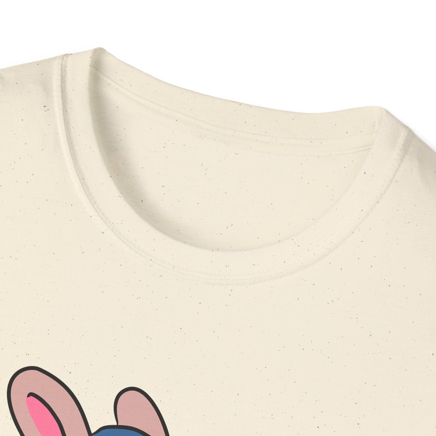 Real Belonging T-Shirt Natural / S Adorable AF Fat Rabbit T-Shirt | Puberty Bunny in Overalls | Inclusive Queer & Transmasc Shirt