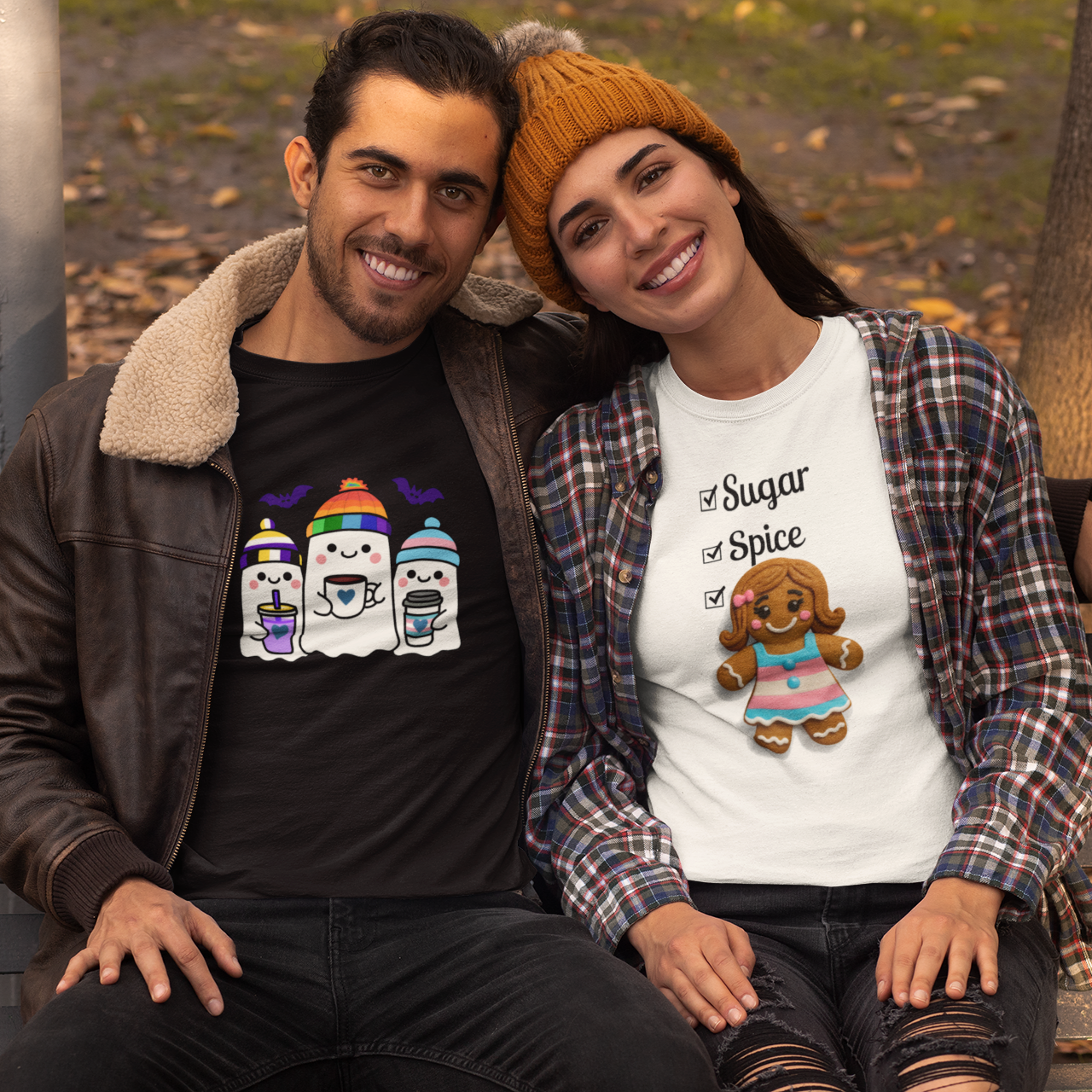 Real Belonging T-Shirt White / XS Sugar, Spice & Everything Nice Gingerbread T-shirt