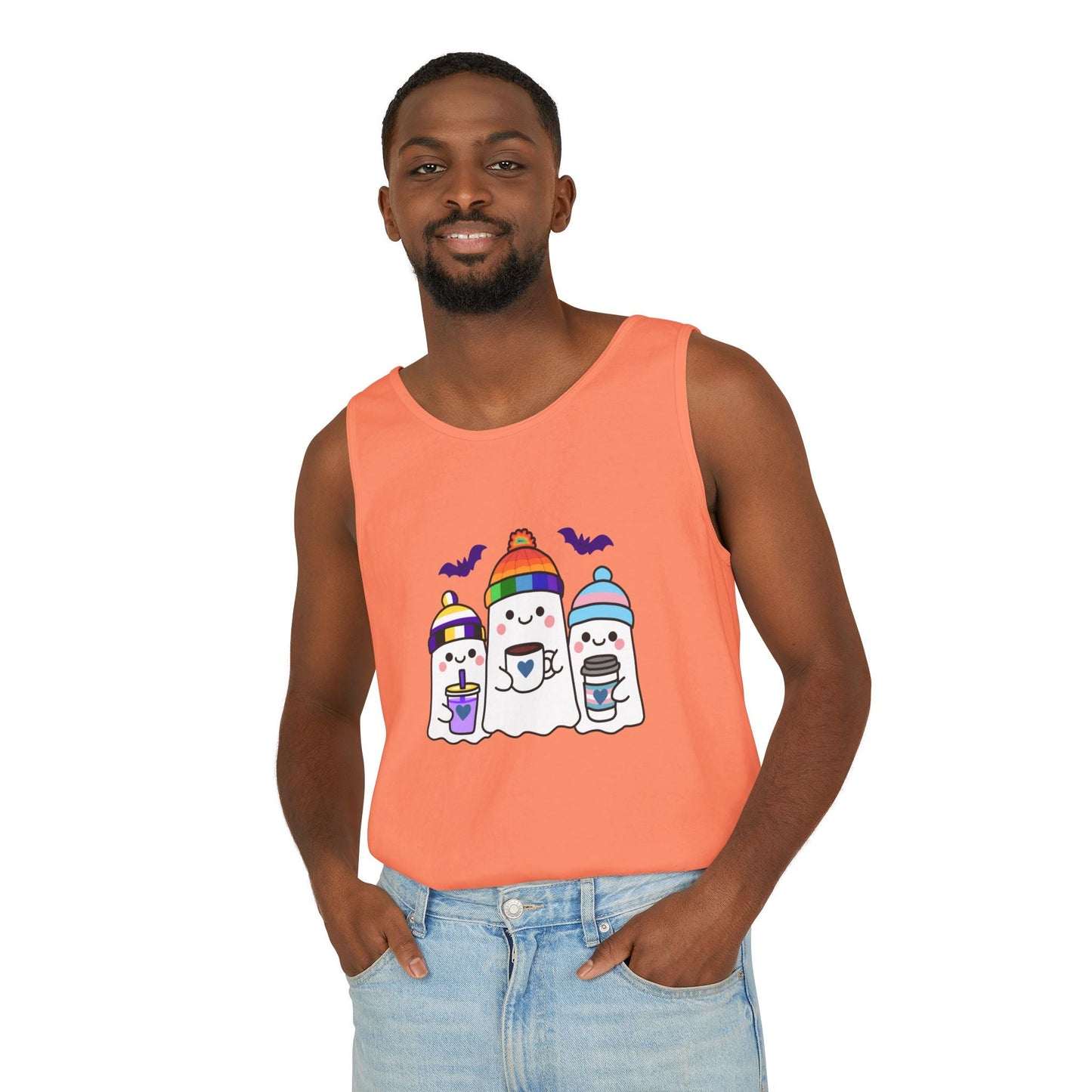 Real Belonging Tank Top Melon / S Adorable Queer Ghosts Tank Top