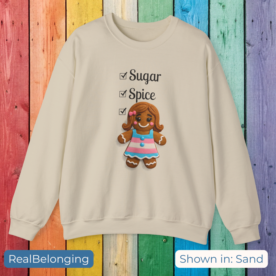 Sweatshirt Sand / S Sugar, Spice & Everything Nice Gingerbread Sweatshirt