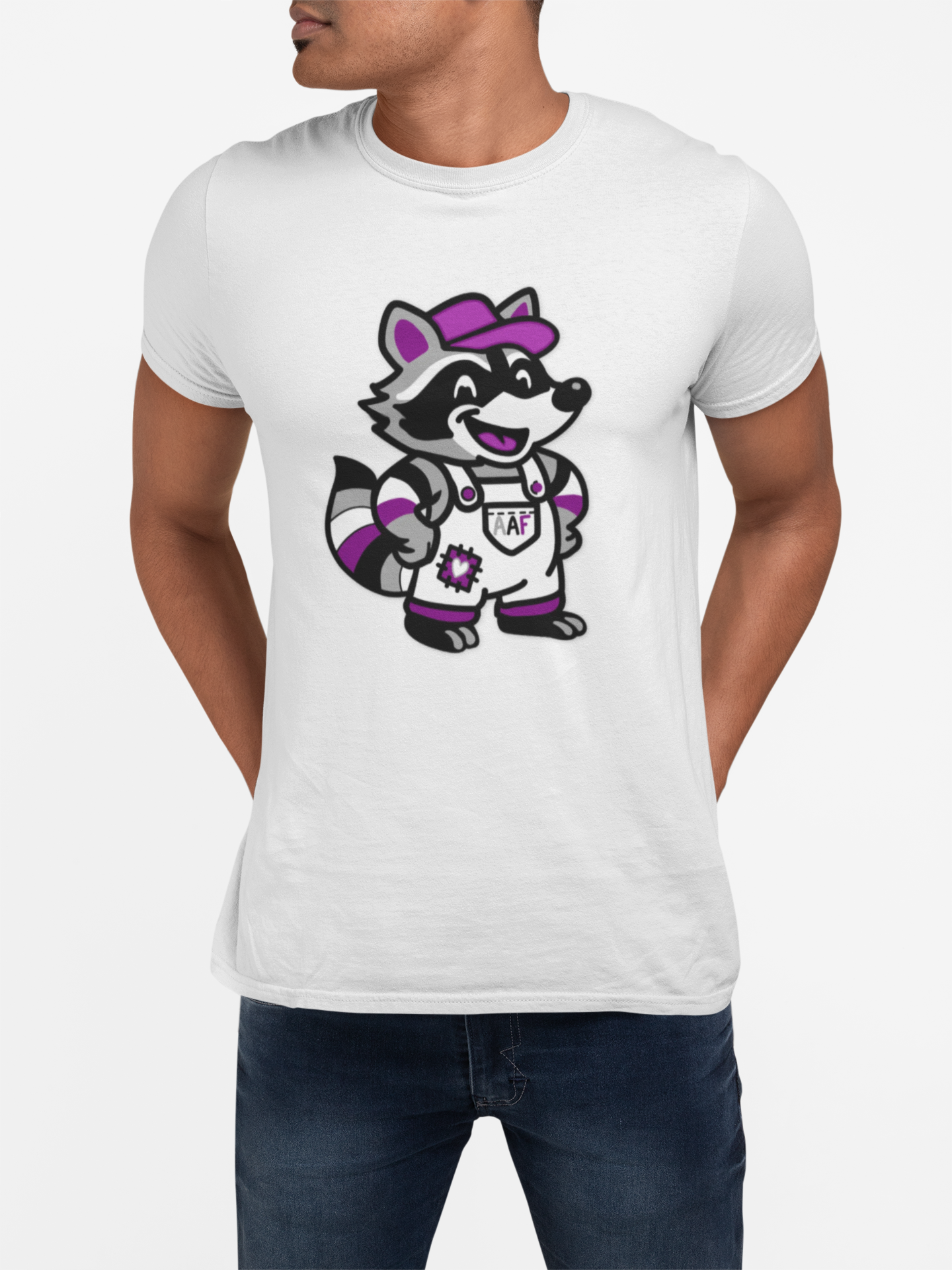 T-Shirt Adorable AF Asexual Raccoon T-shirt