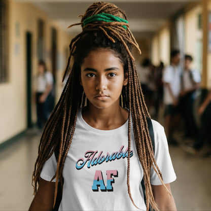 T-Shirt Adorable AF | Trans Pride Shirt