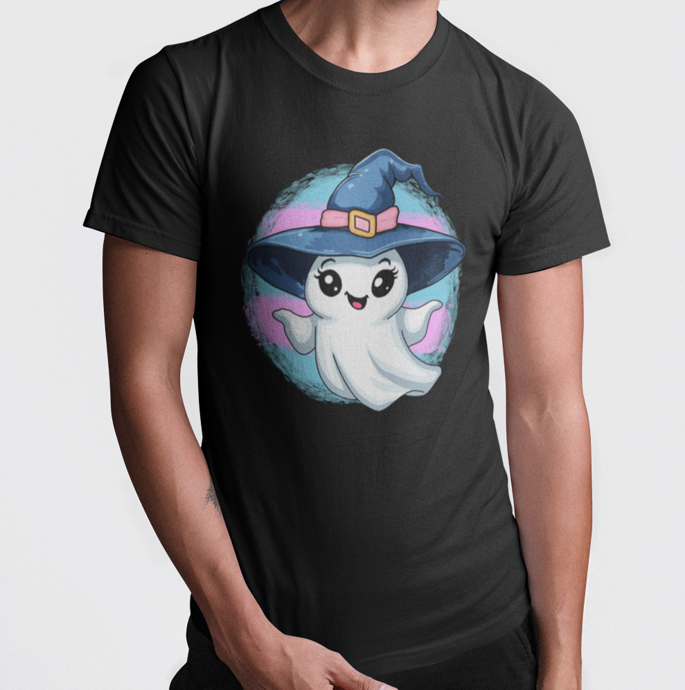 T-Shirt Adorable AF Witch-Ghost Trans T-shirt