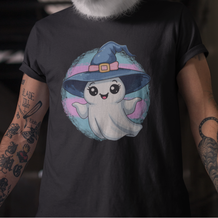 T-Shirt Adorable AF Witch-Ghost Trans T-shirt
