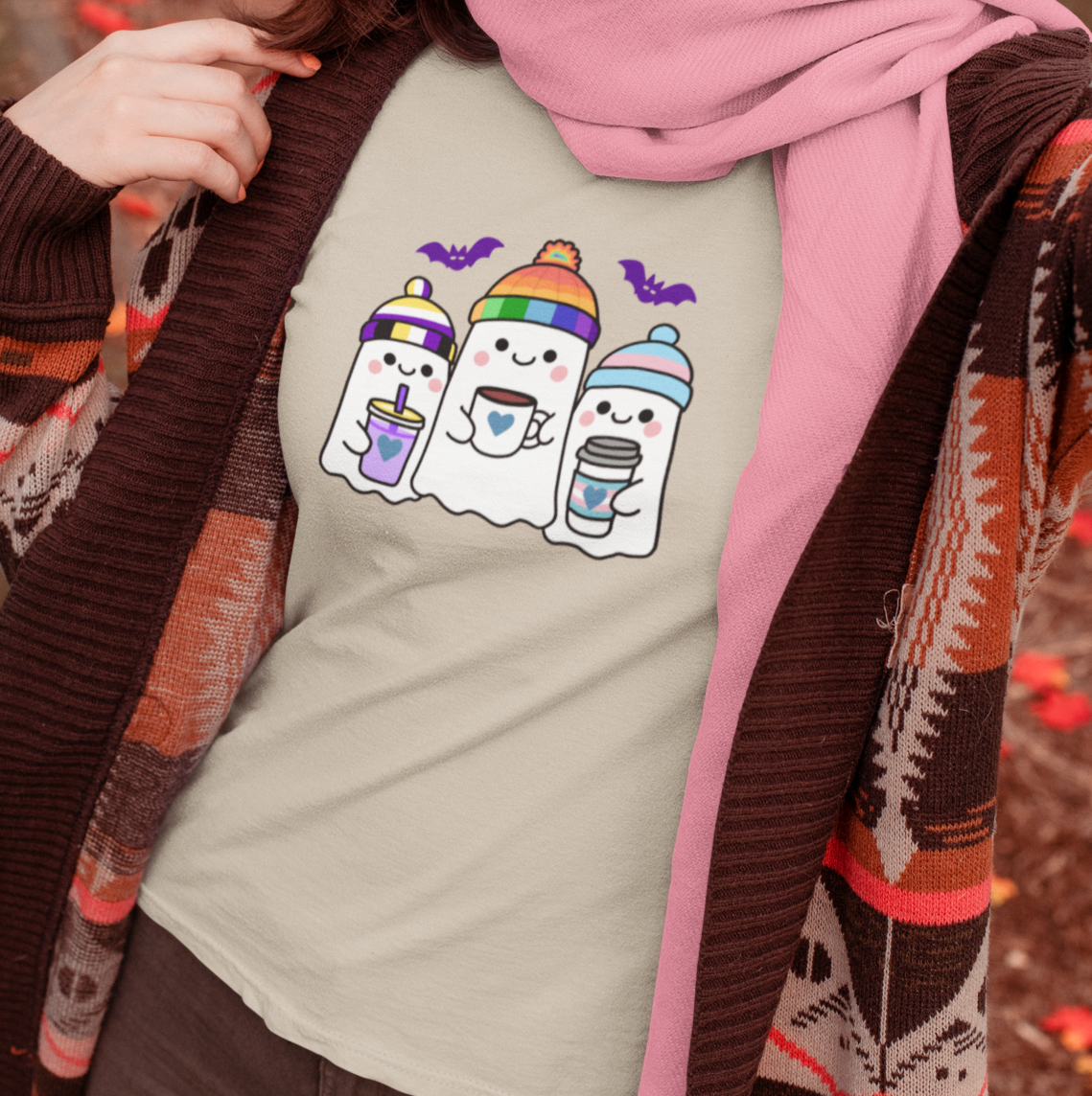 T-Shirt Adorable Queer, Trans, and Non-binary Ghosts