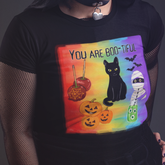 T-Shirt Black / S You Are Boo-tiful Halloween T-shirt