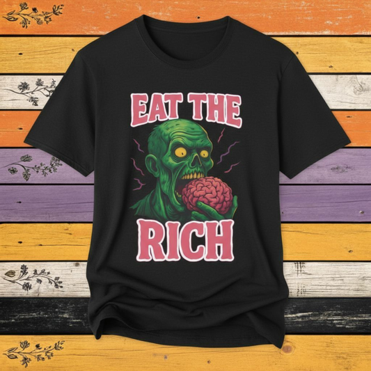 T-Shirt Black / S Zombie “Eat the Rich” T-Shirt