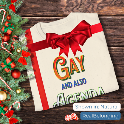 T-Shirt Gay And Also Agenda | Agender Pride T-shirt