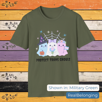 T-Shirt Military Green / S Protect Trans Ghouls Shirt
