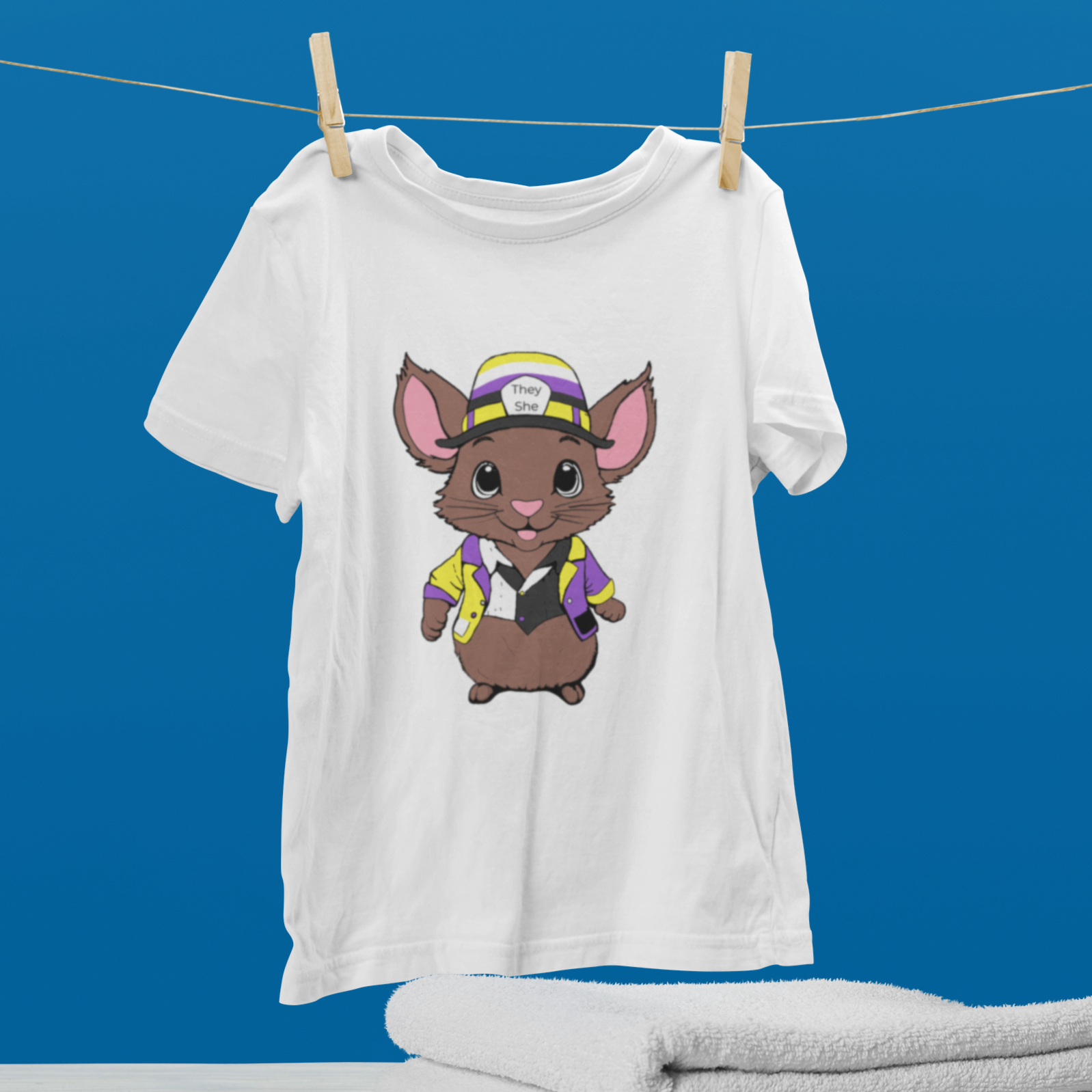 T-Shirt Personalized Nonbinary Mouse T-shirt