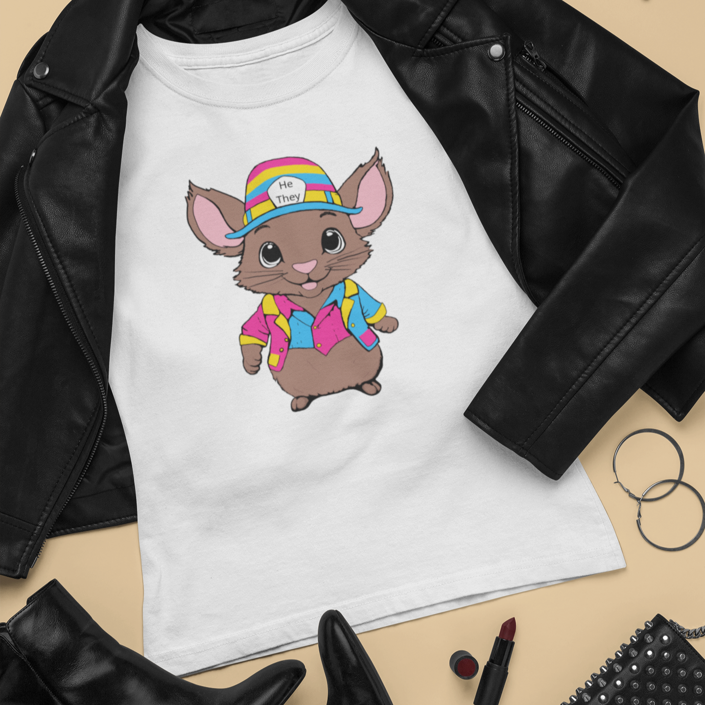 T-Shirt Personalized Pansexual Mouse T-shirt