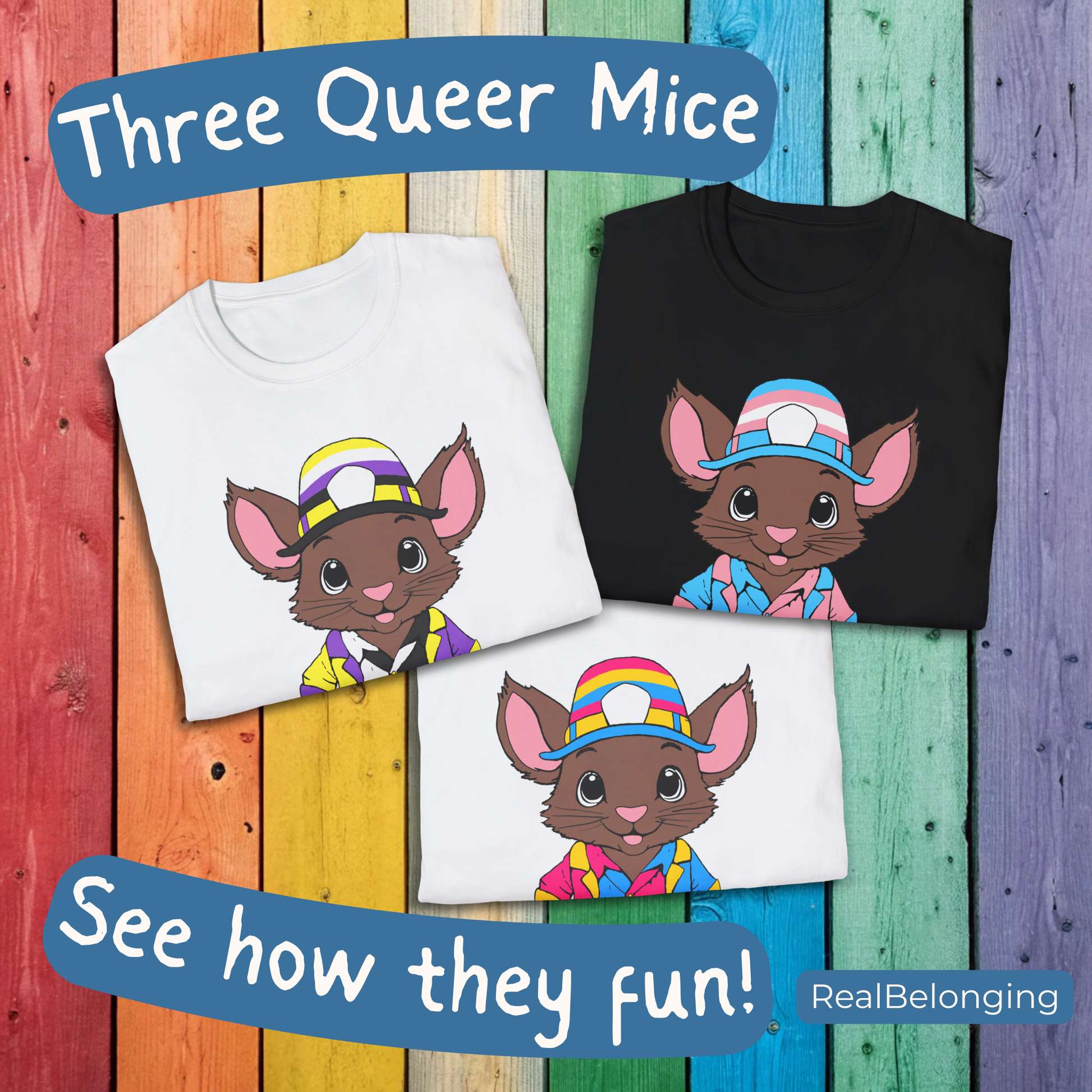 T-Shirt Personalized Trans Mouse T-shirt