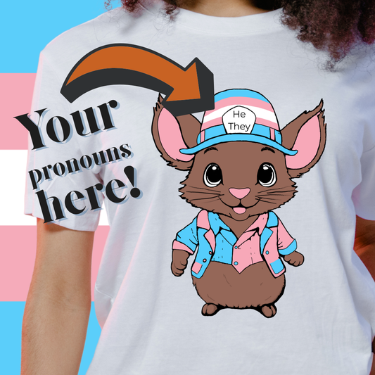 T-Shirt Personalized Trans Mouse T-shirt