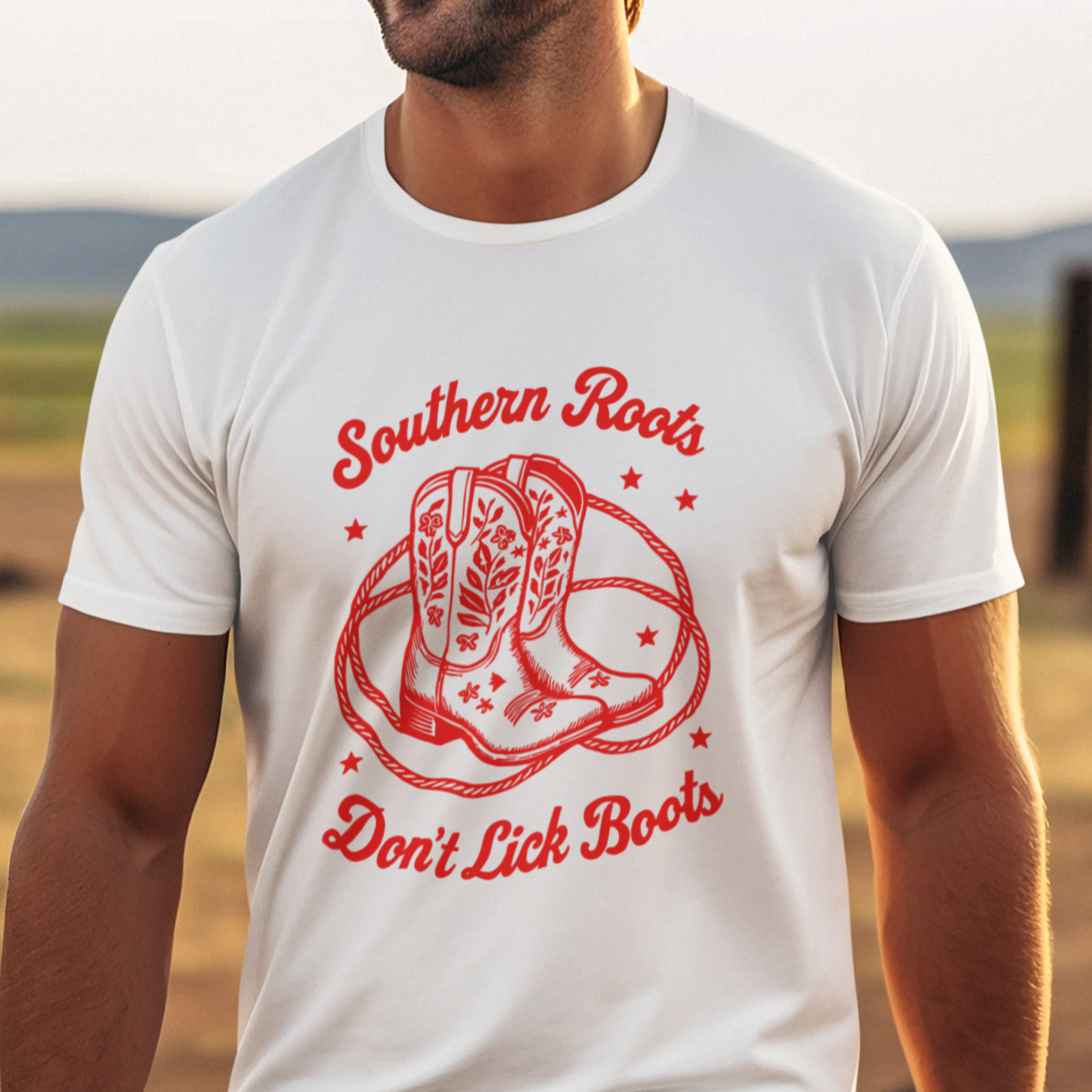 T-Shirt Southern Roots Don't Lick Boots T-shirt