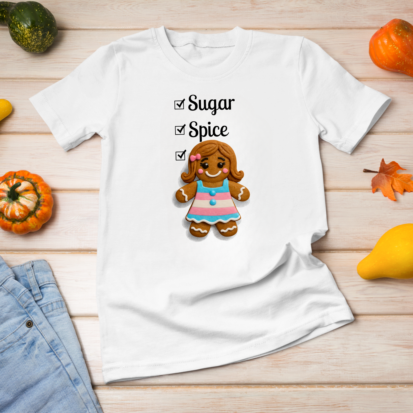 T-Shirt Sugar, Spice & Everything Nice Gingerbread T-shirt