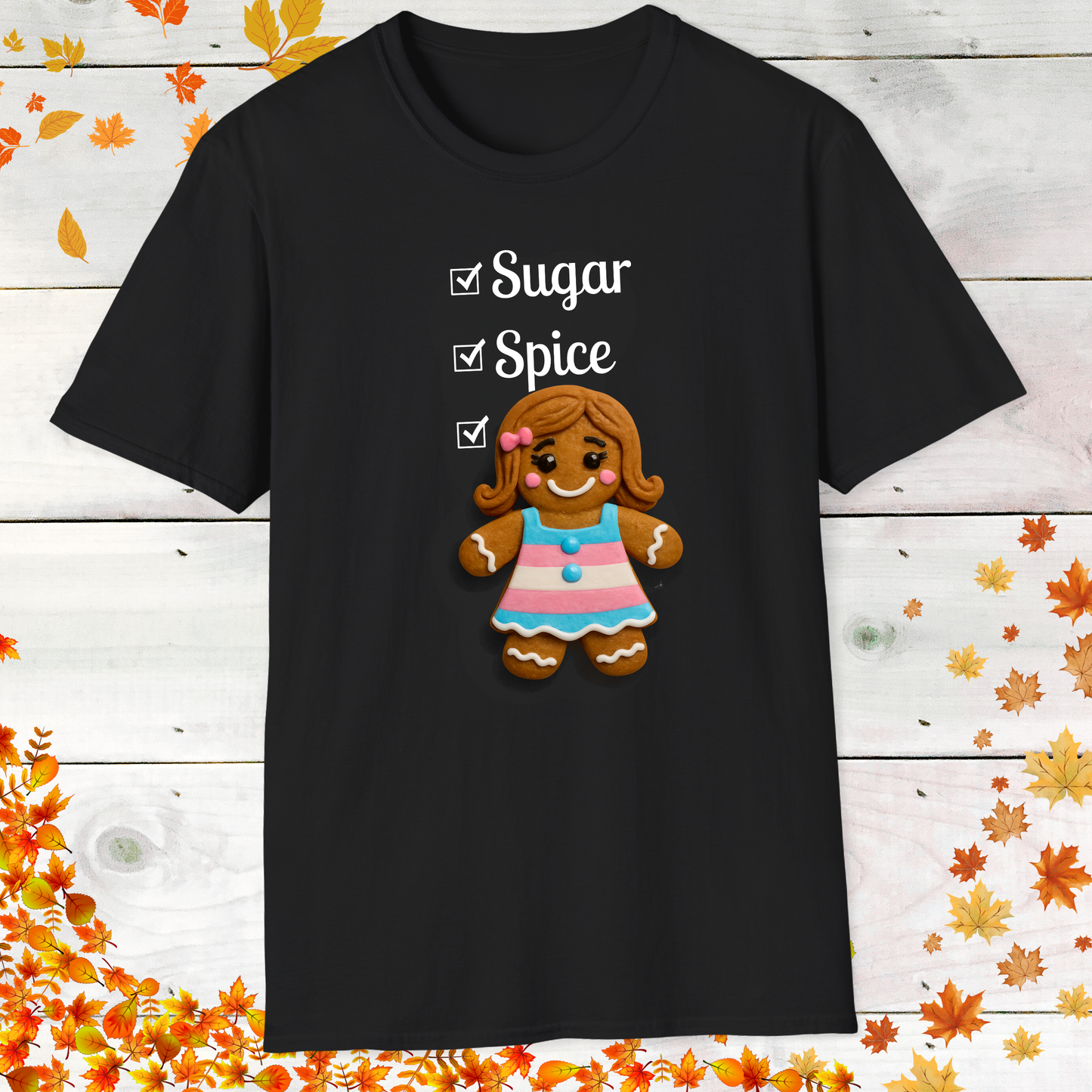T-Shirt Sugar, Spice & Everything Nice Gingerbread T-shirt