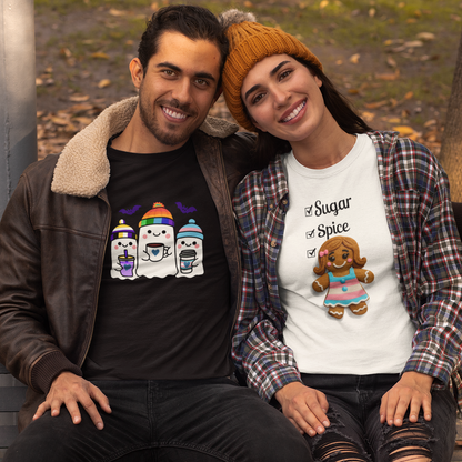 T-Shirt White / S Sugar, Spice & Everything Nice Gingerbread T-shirt